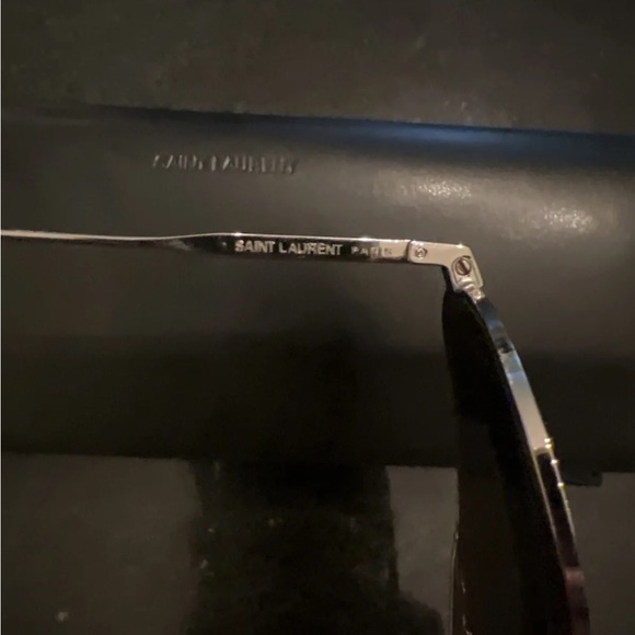 Saint Laurent Gold Aviators - Picture 16 of 16